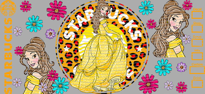 16oz Disney style-D-2366